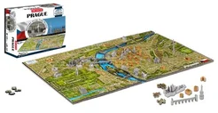 4D PUZZLE Cityscape Time panorama Praha - Stavebnice