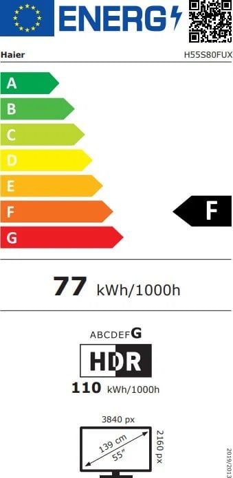 55" Haier H55S80FUX (2025)