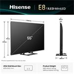 55" HISENSE 55E8Q (2025)