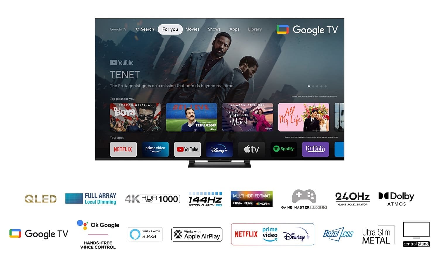 55" TCL 55C745