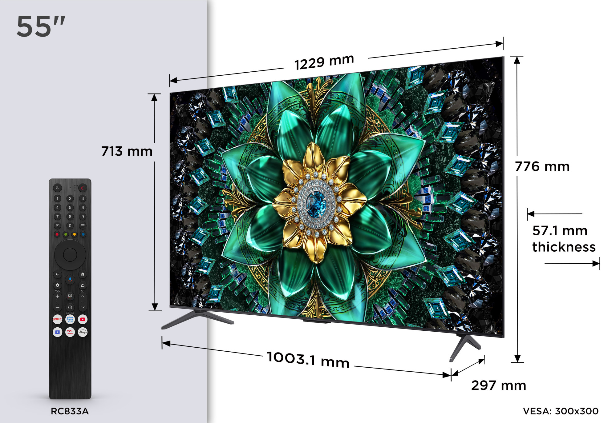 55" TCL 55Q6C