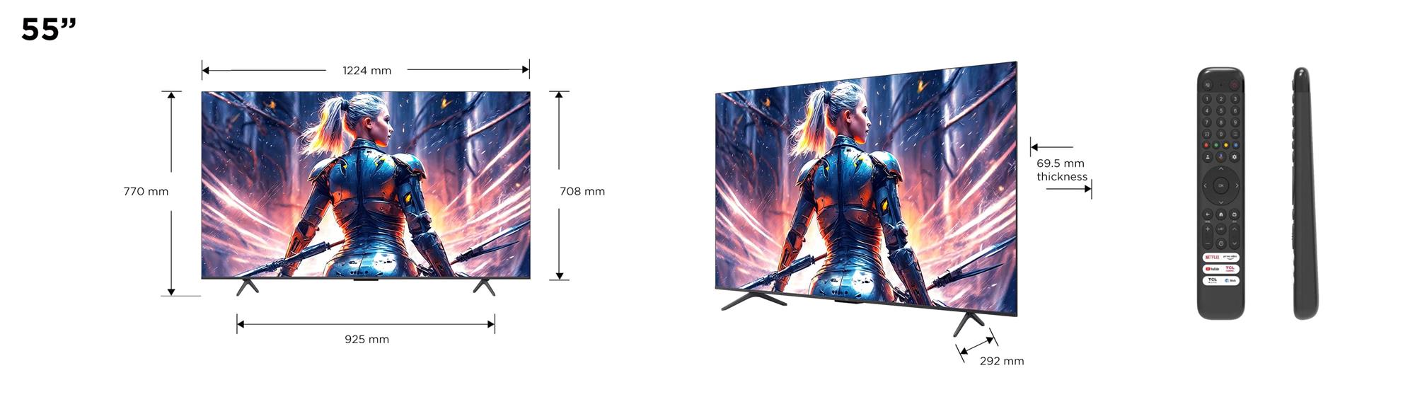 55" TCL 55T8B