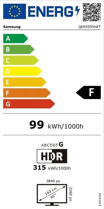 65" SAMSUNG QE65S95H (2026)