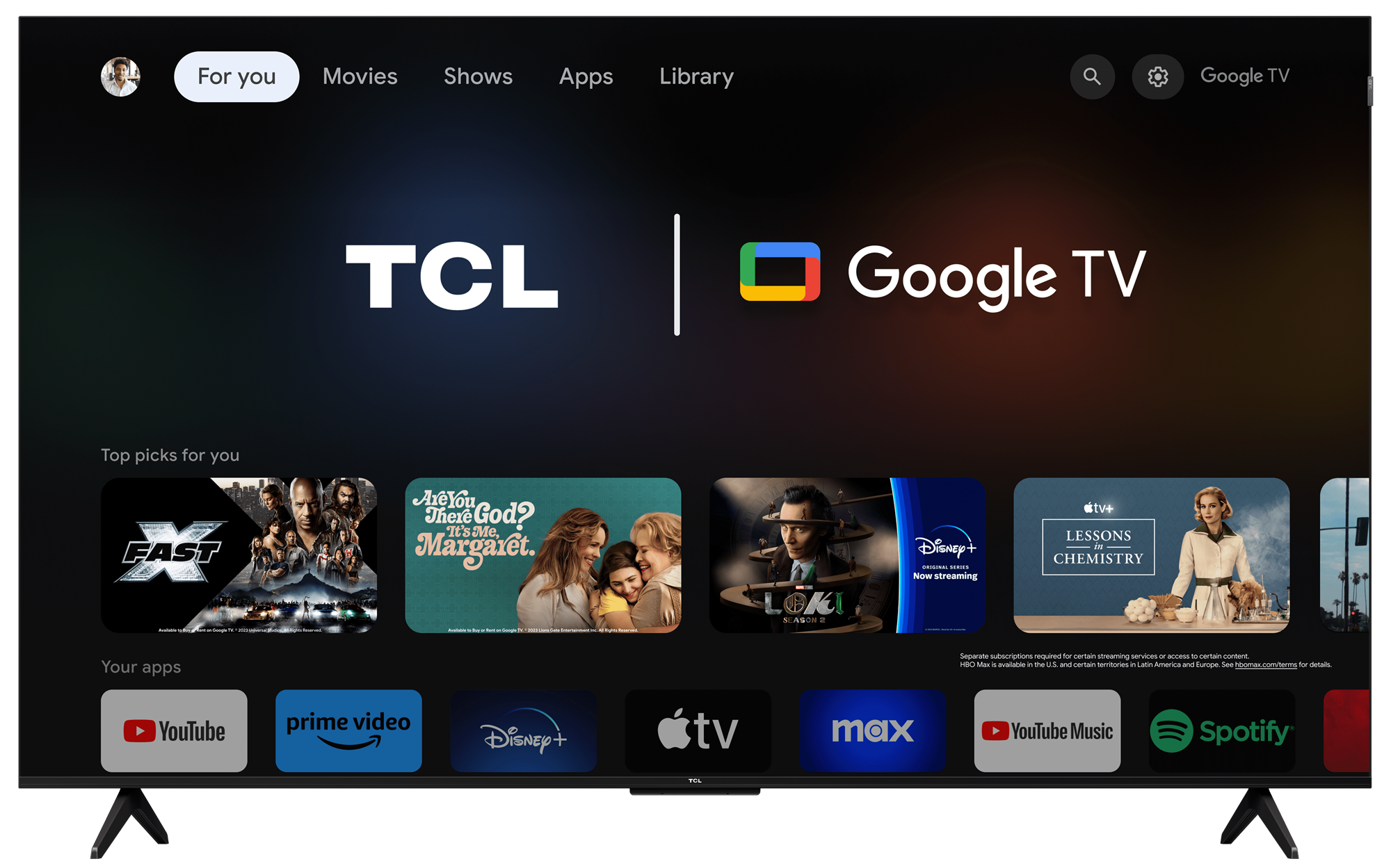 65" TCL 65T7B