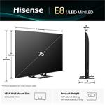75" HISENSE 75E8Q (2025)