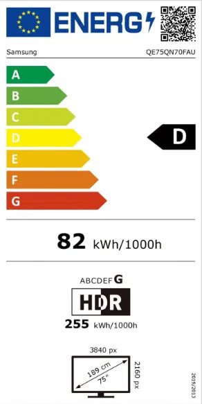 75" SAMSUNG QE75QN70F EU (2025)
