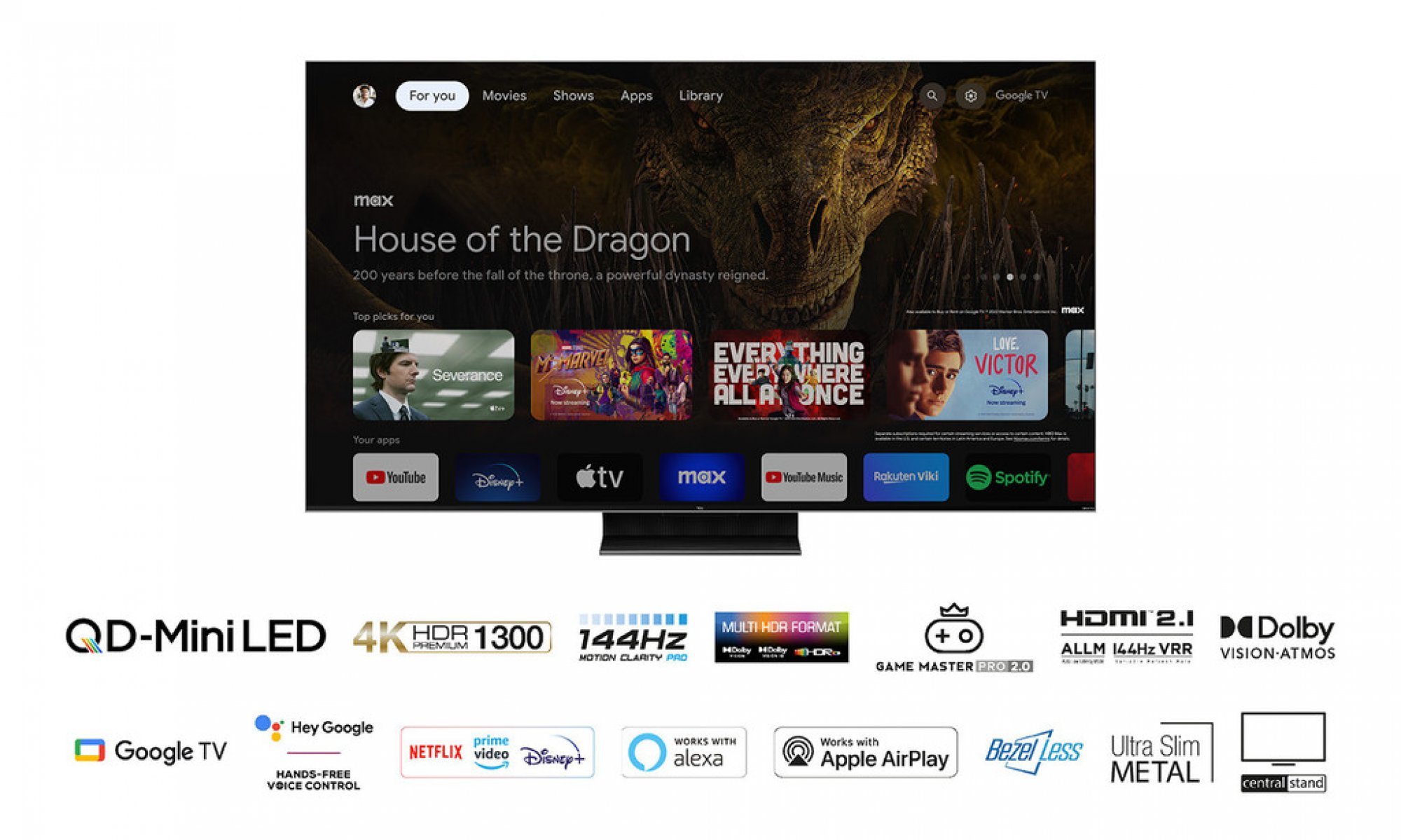75" TCL 75C805