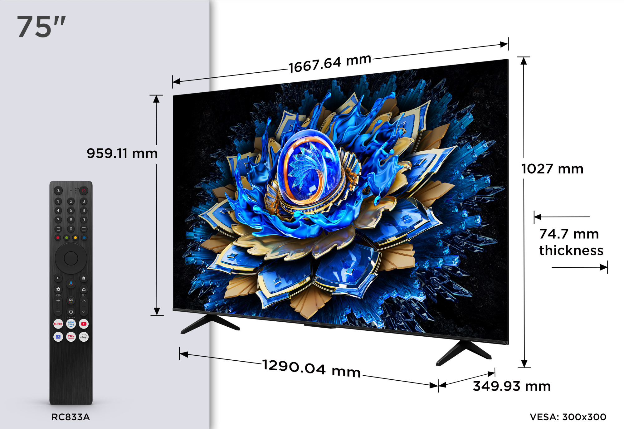 75" TCL 75T69C