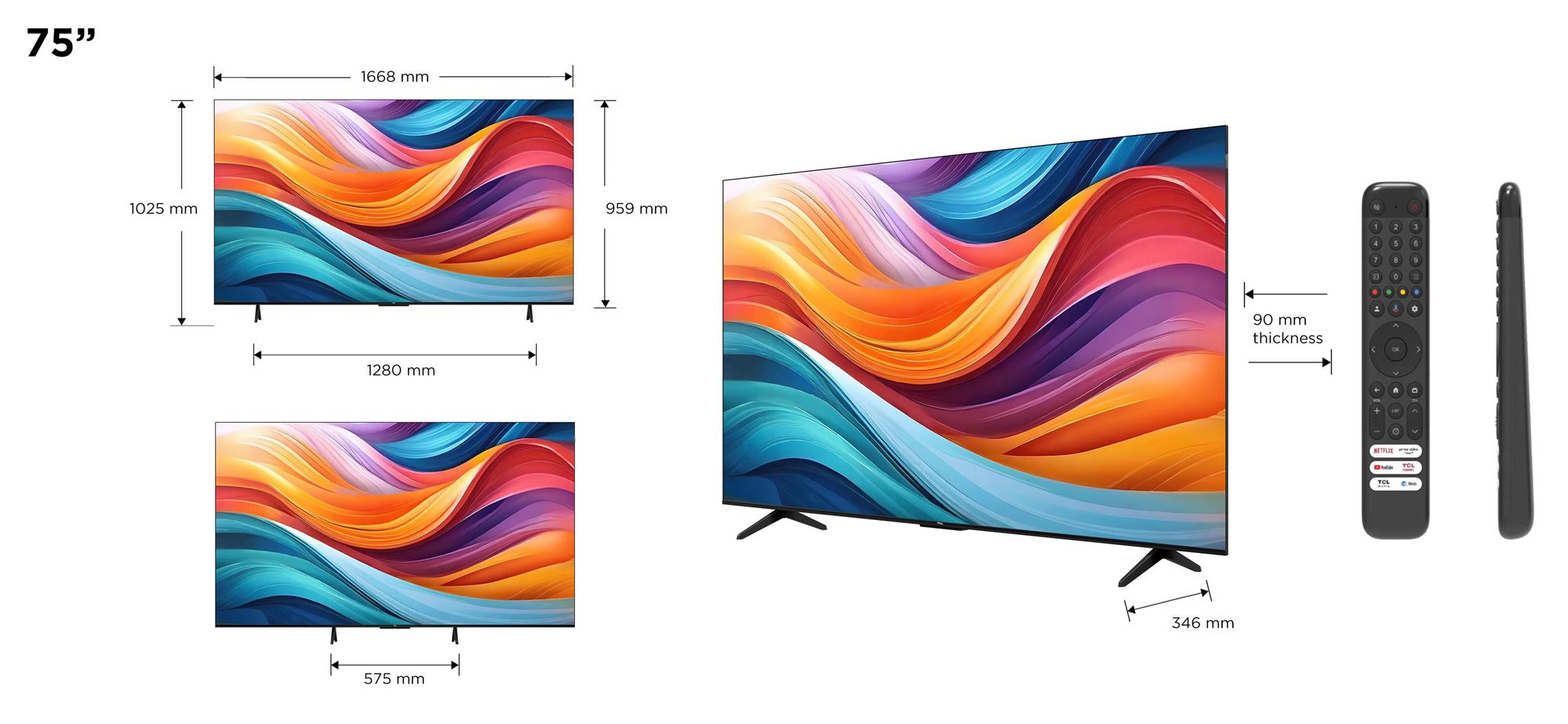 75" TCL 75T7B