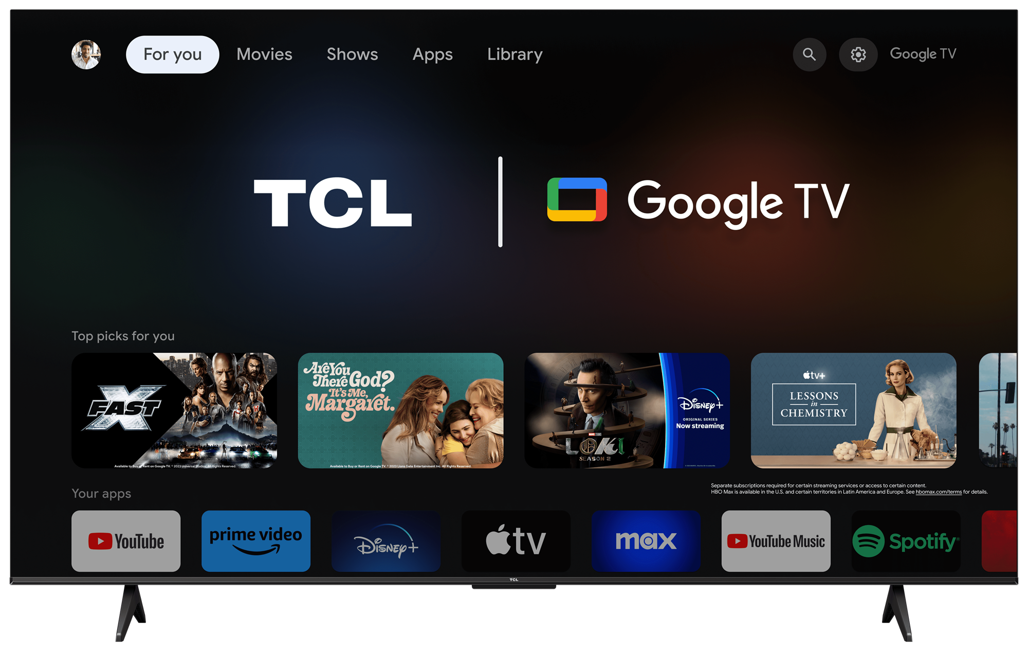 75" TCL 75V6B
