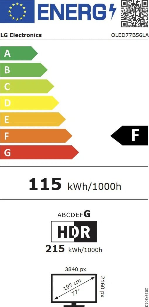 77" LG OLED77B56LA (2025)
