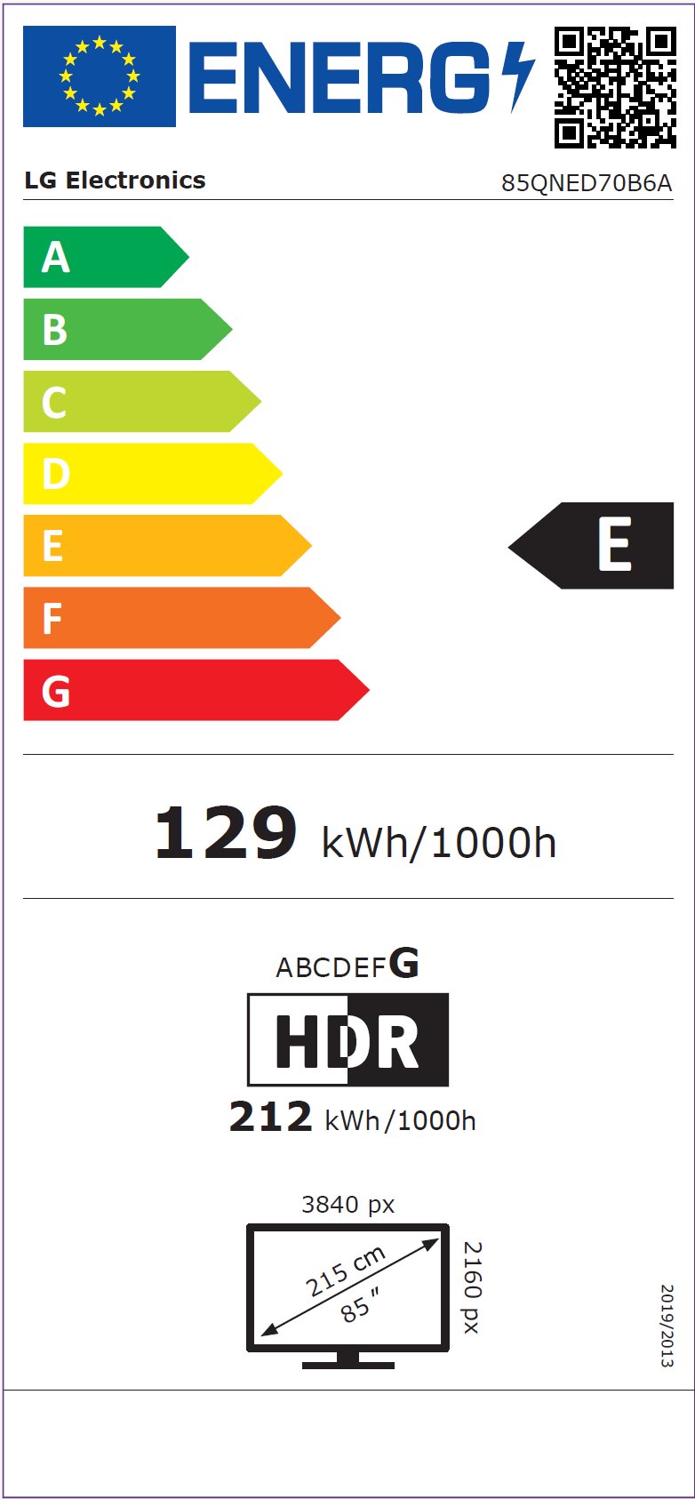 85" LG 85QNED70B6A (2026)