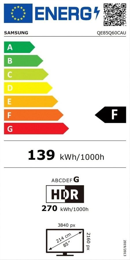85" Samsung QE85Q60C (2023)