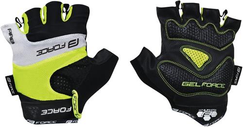 FORCE RAB Gel, letní rukavice fluo vel.L