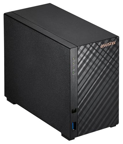 Asustor NAS AS1102T / 2x 3,5" SATA III/ Realtek RTD1296 1,4GHz/ 1GB/ 1x 2,5GbE/ 2x USB 3.2 Gen 1