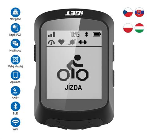 Cyklopočítač s GPS iGET CYCLO C220 (84004001)