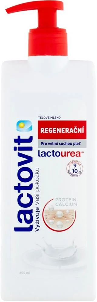 Lactovit LACTOUREA Tělové mléko regenerační 400ml