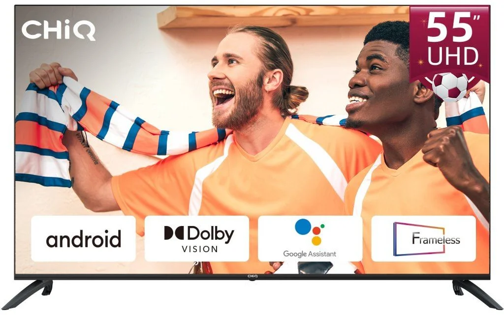 CHiQ U55G7LX TV 55" + 2 roky prodloužená záruka
