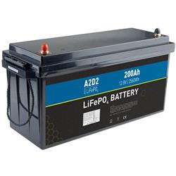 A2D2 batéria LiFePO4 12,8V 200Ah M8 (REPT články)