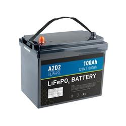 A2D2 baterie LiFePO4 12,8V 100Ah M8 (velikost jako baterie 75Ah)
