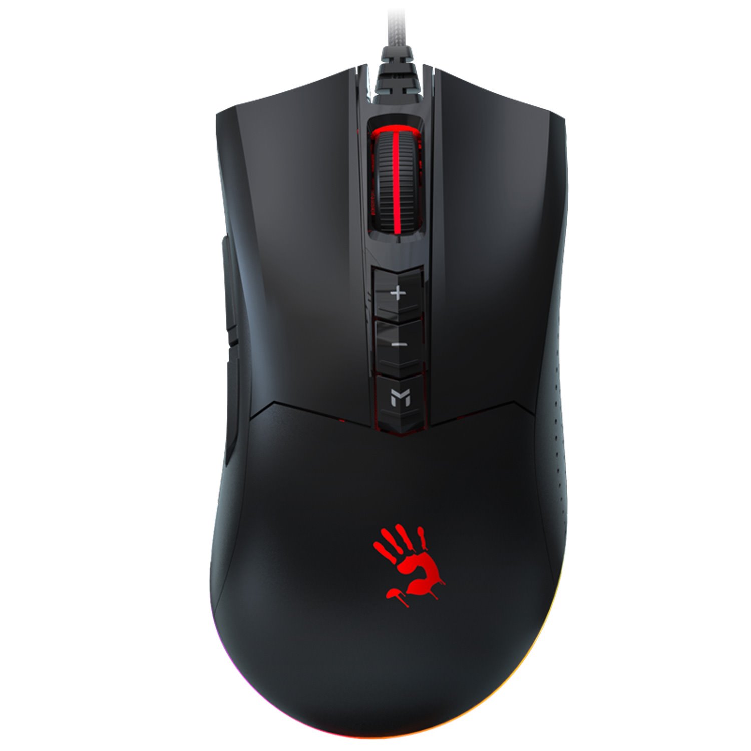 A4tech Bloody Esports ES9 Plus, podsvietená herná myš, 10000 DPI, USB, čierna