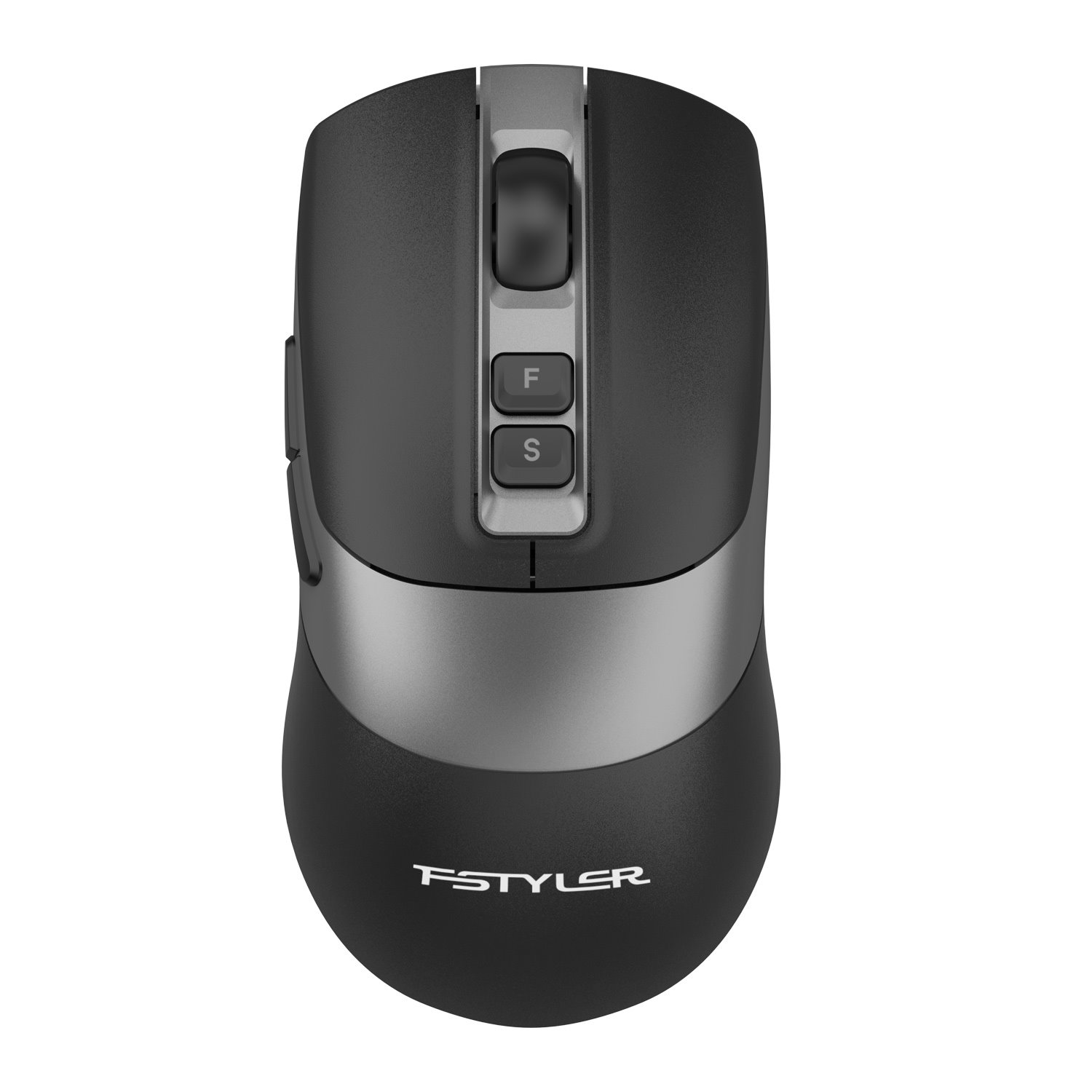 A4tech FB50C PLus FStyler, wireless office mouse, BT+2.4GHz, black