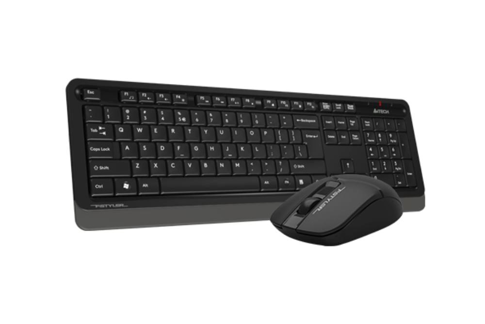 A4tech FG1012, bezdrátový kancelářský set klávesnice s myší, černá