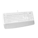 A4tech FK20 FStyler, multimediálna kancelárska klávesnica, CZ/US, USB, biela