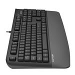 A4tech FK20 FStyler, multimediální kancelářská klávesnice, CZ/US, USB, šedá