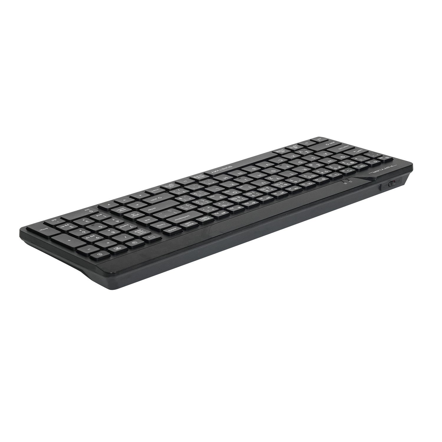 A4tech FStyler FBK23 AS, bezdrôtová klávesnica s duálnym režimom Bluetooth + 2,4 GHz, CZ, čierna