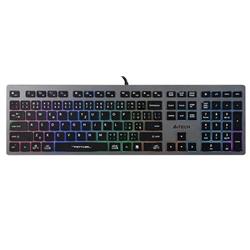 A4Tech FX60, (farebné podsvietenie), sivá, CZ/SK