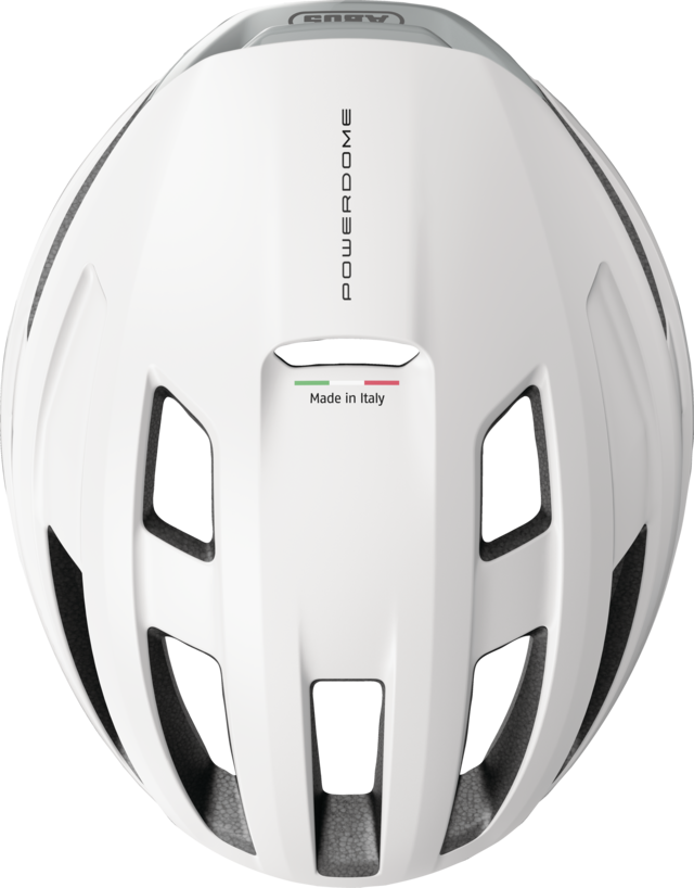 Abus PowerDome polar white veľkosť M (54-58)