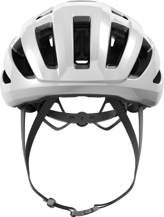 Abus PowerDome shiny white vel.M (54-58) / helma Road