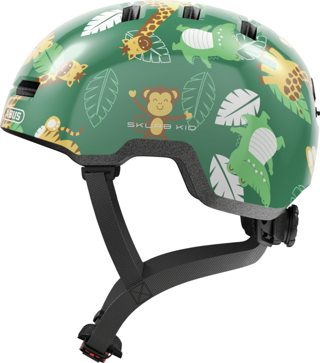 Abus Skurb Kid green jungle vel.S (45-50) / dětská helma