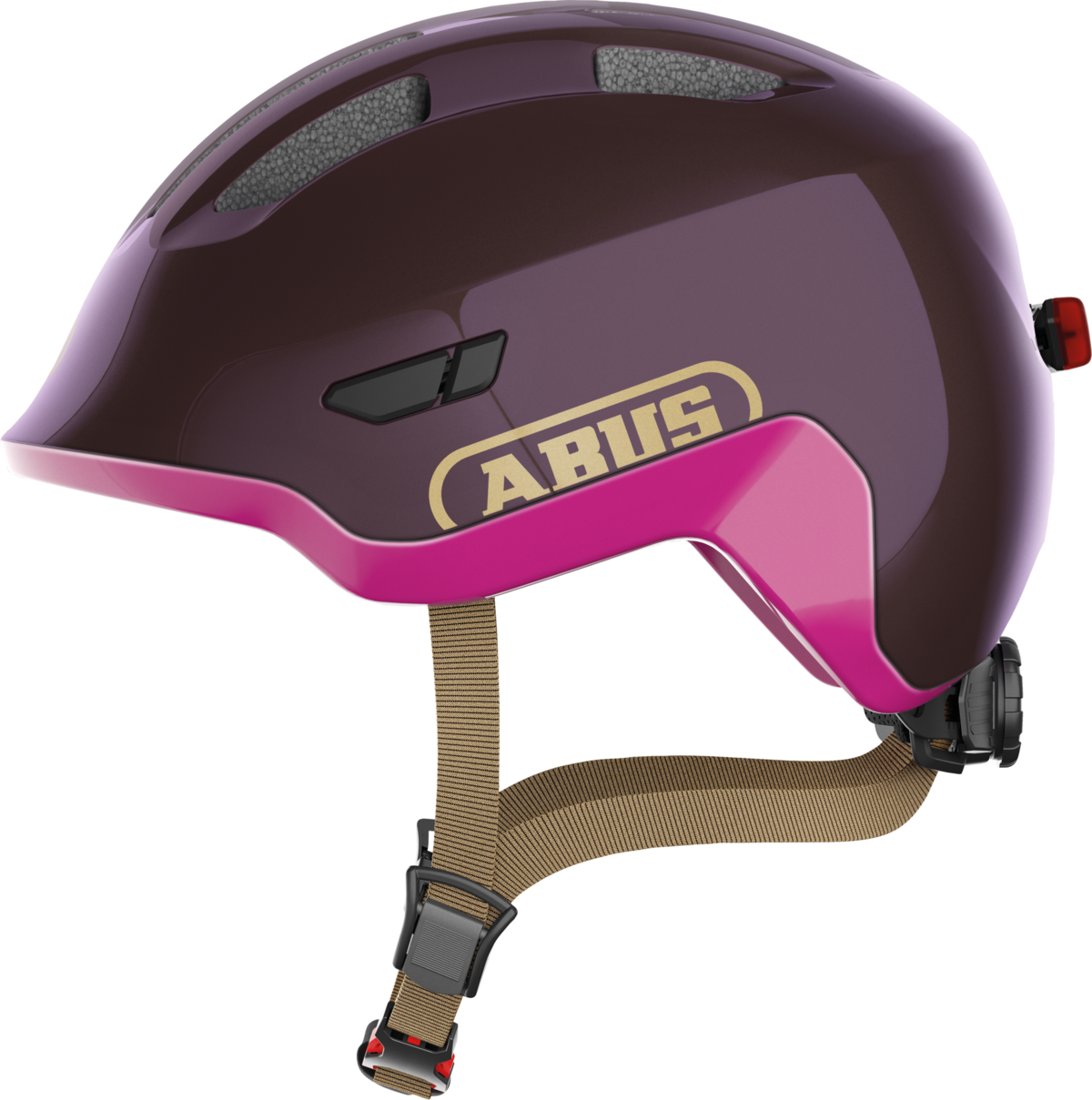 Abus Smiley 3.0 ACE LED royal purple vel.M (50-55cm)