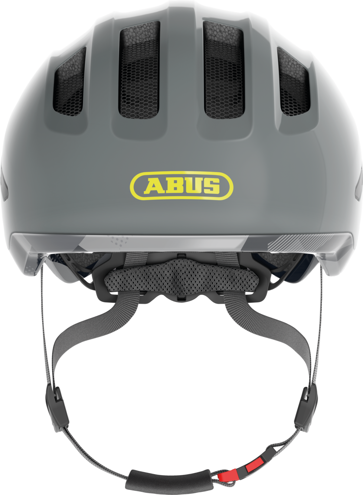 Abus Smiley 3.0 ACE LED shiny grey vel.M (50-55cm)
