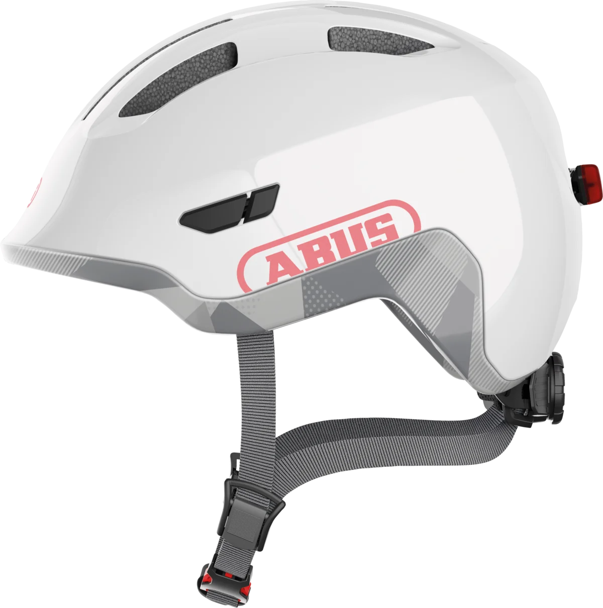 Abus Smiley 3.0 ACE LED shiny white veľkosť M (50-55cm)