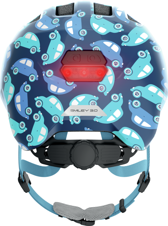 Abus Smiley 3.0 LED blue car vel.S (45-50) / dětská helma