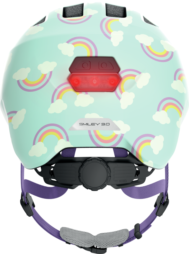 Abus Smiley 3.0 LED blue rainbow vel.M (50-55) / dětská helma