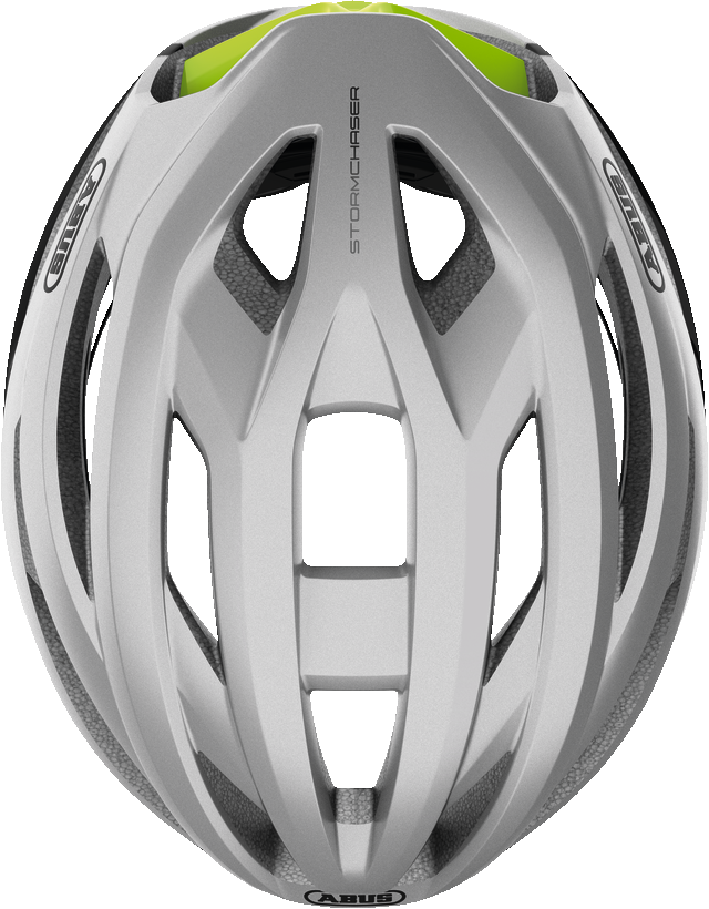 Abus StormChaser lesklá strieborná veľkosť M (52-58)