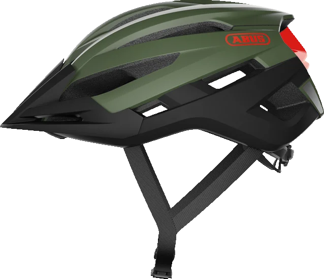 Abus StormChaser olivovo zelená veľkosť L (59-61)