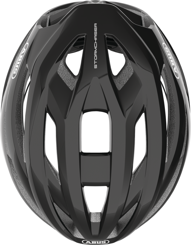 Abus StormChaser shiny black vel.L (59-61)