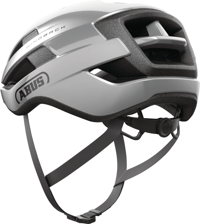 Abus WingBack gleam silver vel.M (54-58)