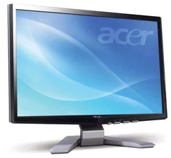 ACER 20''LCD P203Wd 1680×1050, 2500:1, 300cd/m2, 5MS, DVI, MPRII BLACK, ACM, ACB