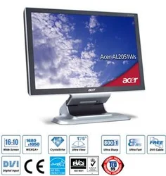 ACER 20''LCD WIDE AL2051Ws 1680×1050,800:1,300cd/m2,8MS,ACB,DVI,Repro