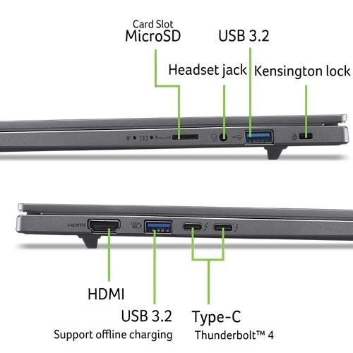 Acer Aspire 16 AI Gray (A16-52M-57C6) (NX.JLSEC.00F)