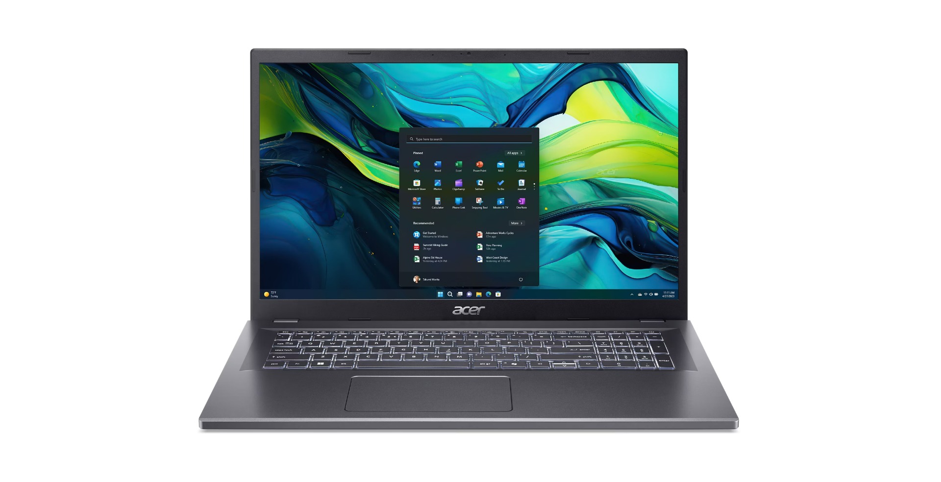 Acer Aspire 17 Steel Gray (A17-51M-5043) (NX.KZVEC.003)