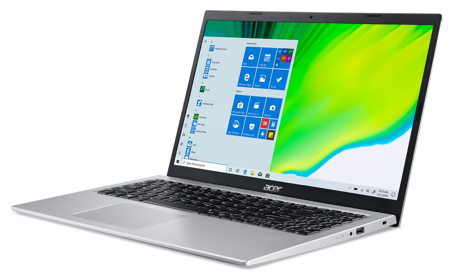 Acer Aspire 5 Pure Silver (A515-56-55ML) (NX.A1GEC.003)