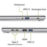 Acer Aspire Go 15 Pure Silver (AG15-72P-527E) (NX.JRREC.013)