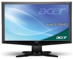 ACER G195HQVBb - 16:9 HD, 200cd, 5ms, 5000:1, black